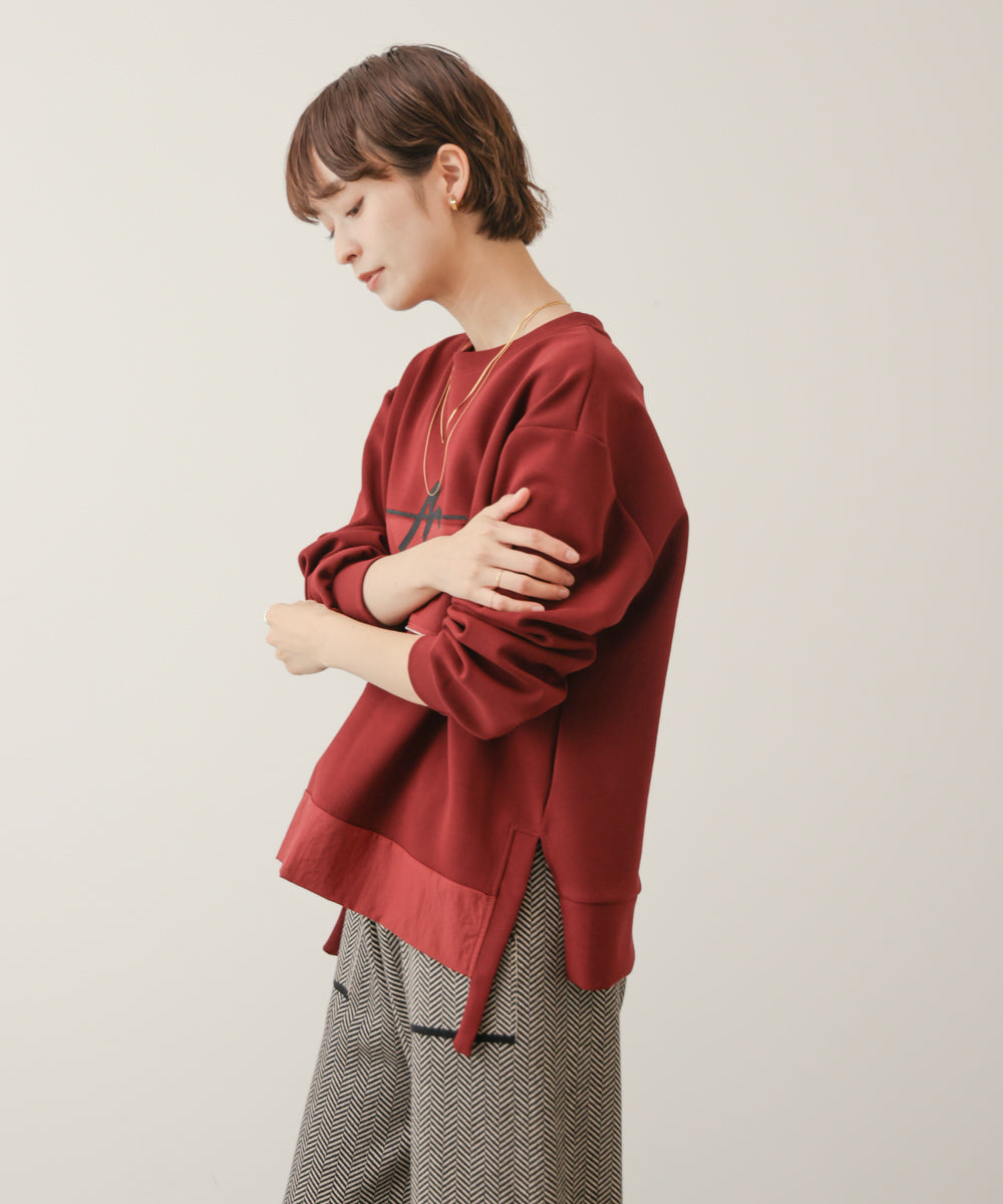 刺しゅうアンダーファスナープルオーバー［11/6発送予定］