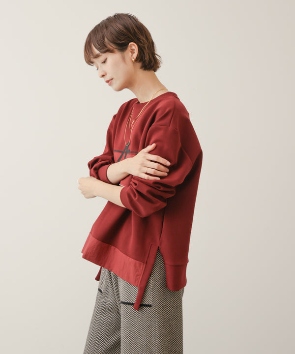 刺しゅうアンダーファスナープルオーバー［11/6発送予定］