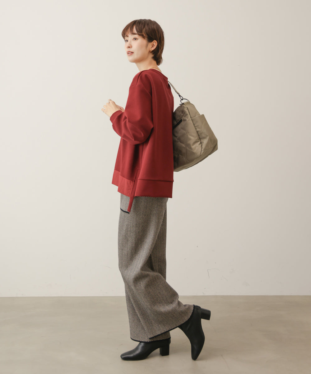 刺しゅうアンダーファスナープルオーバー［11/6発送予定］