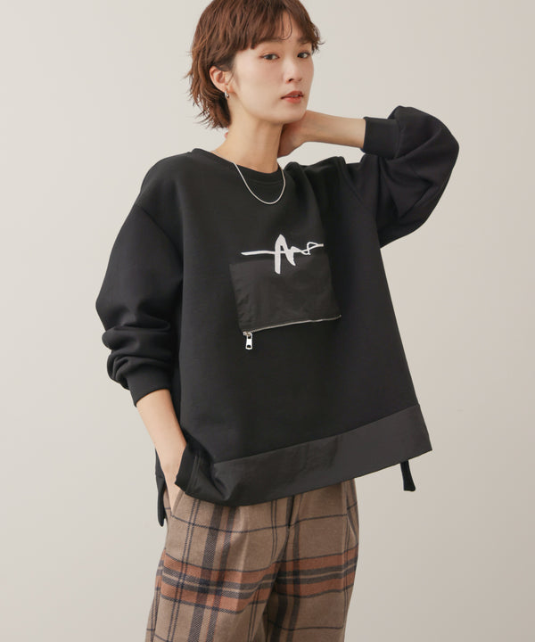 刺しゅうアンダーファスナープルオーバー［11/6発送予定］