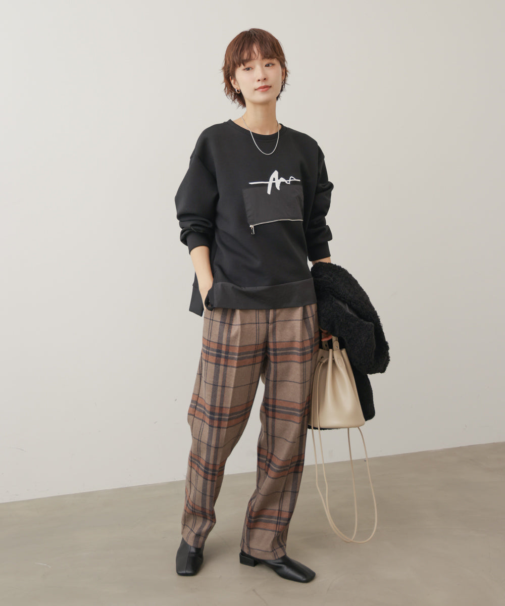 刺しゅうアンダーファスナープルオーバー［11/6発送予定］