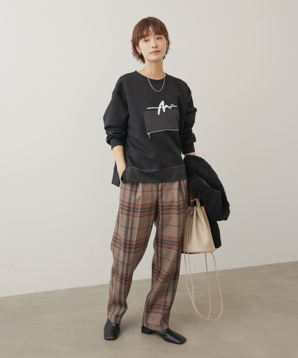 刺しゅうアンダーファスナープルオーバー［11/6発送予定］