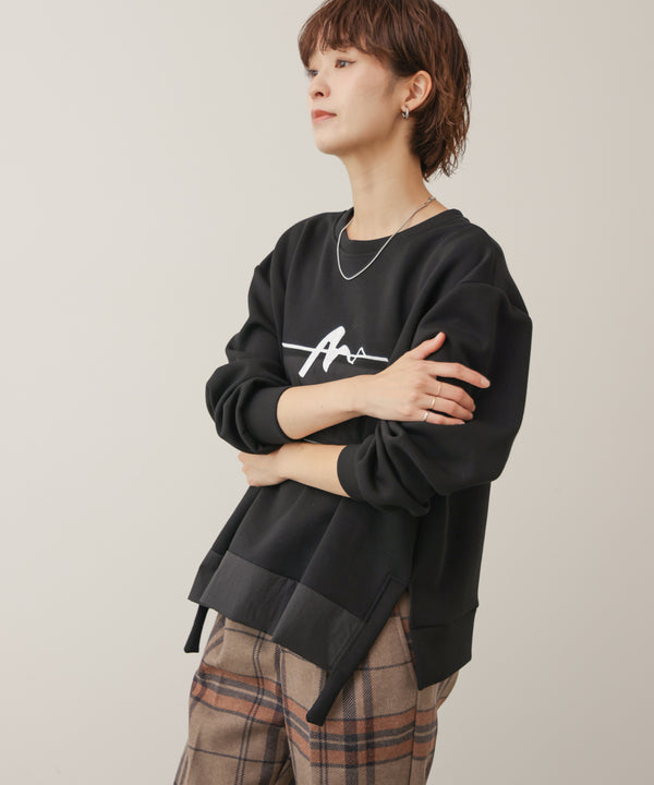 刺しゅうアンダーファスナープルオーバー［11/6発送予定］