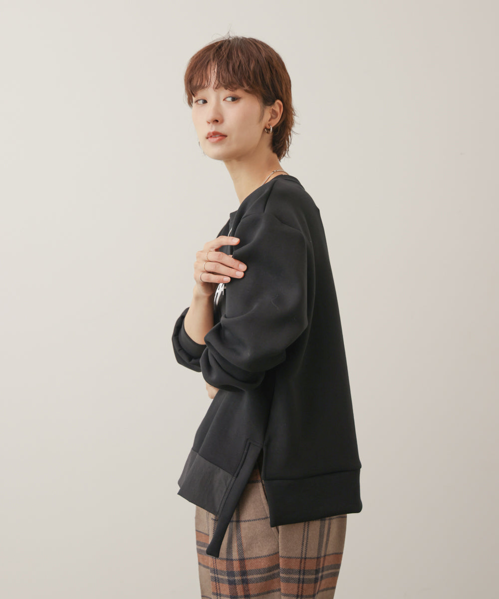 刺しゅうアンダーファスナープルオーバー［11/6発送予定］