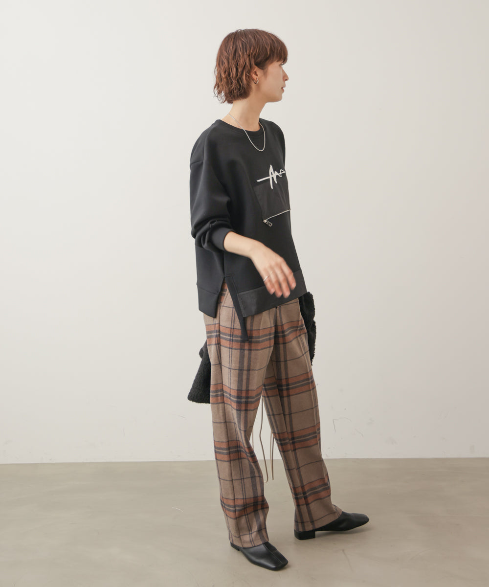 刺しゅうアンダーファスナープルオーバー［11/6発送予定］