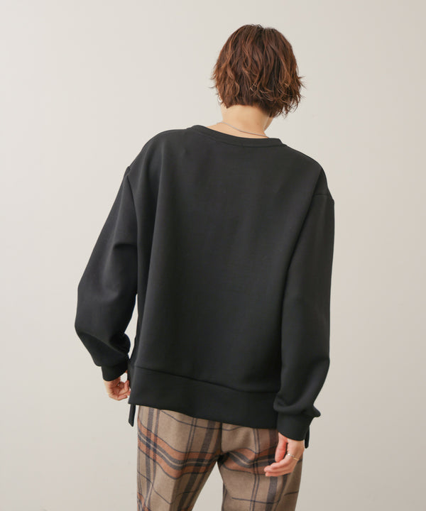 刺しゅうアンダーファスナープルオーバー［11/6発送予定］