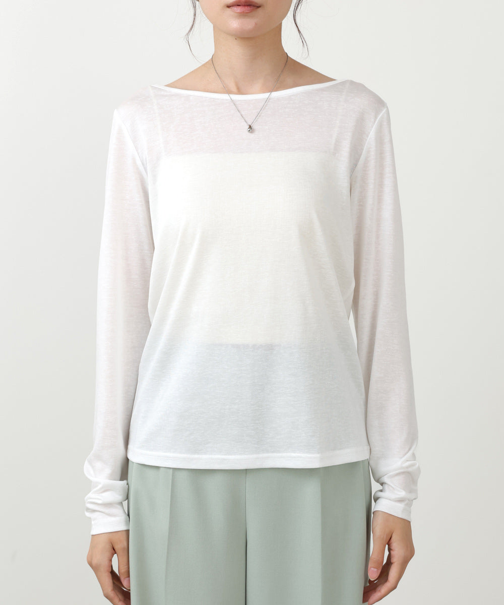 ホルターレイヤードカットソー