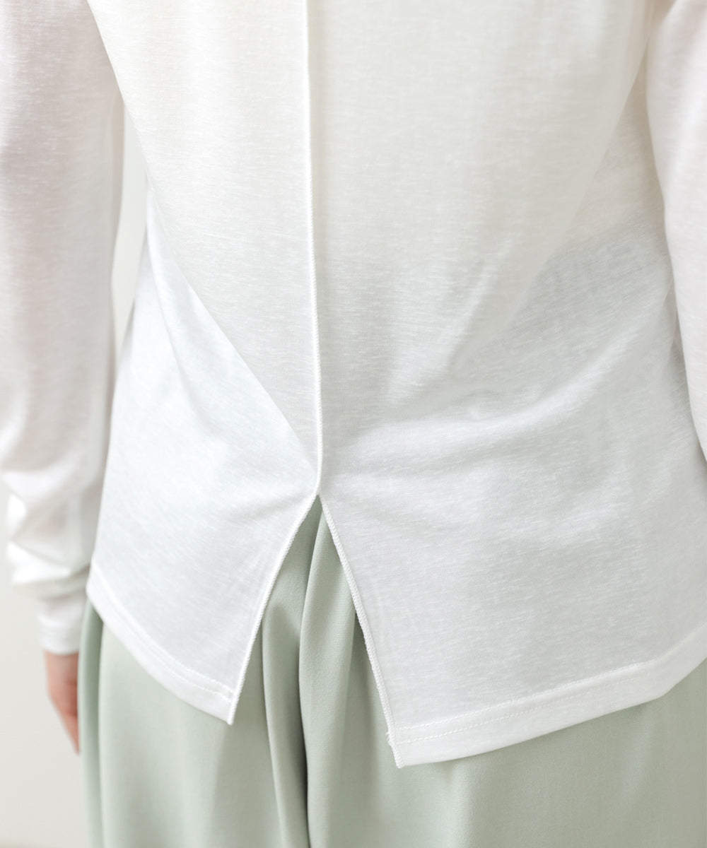 ホルターレイヤードカットソー