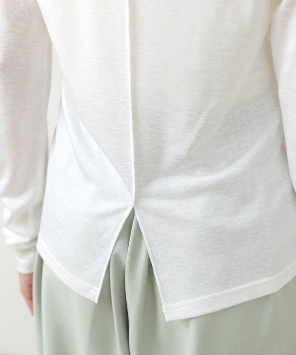 ホルターレイヤードカットソー