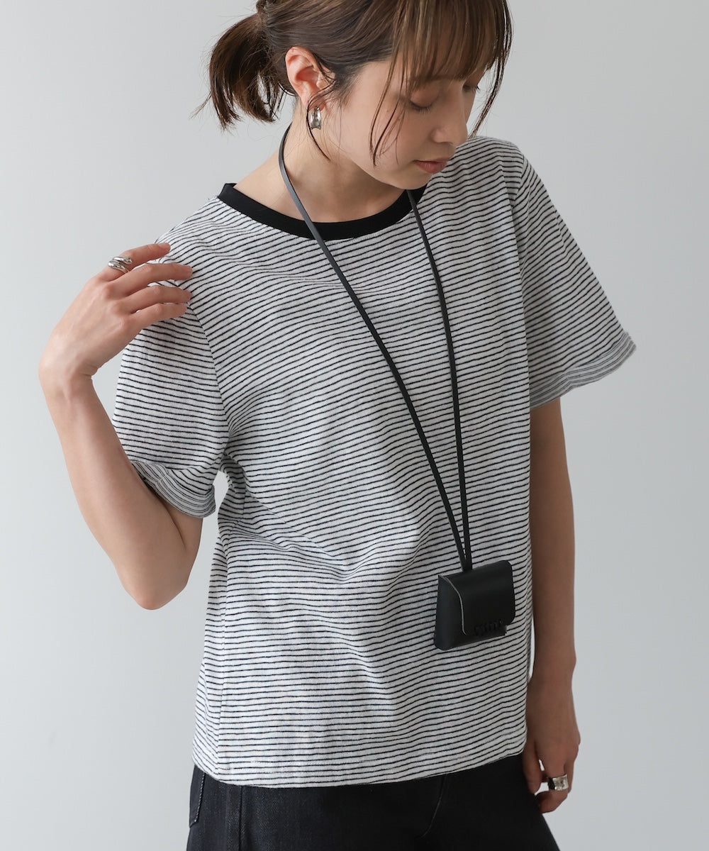 ピンボーダーＴシャツ