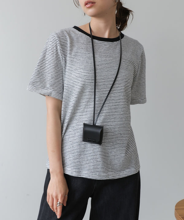 ピンボーダーＴシャツ