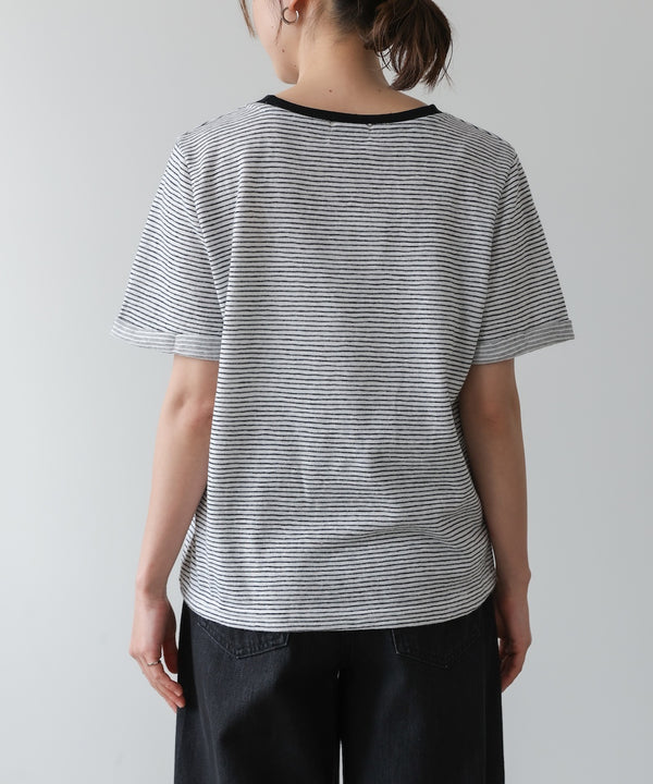 ピンボーダーＴシャツ