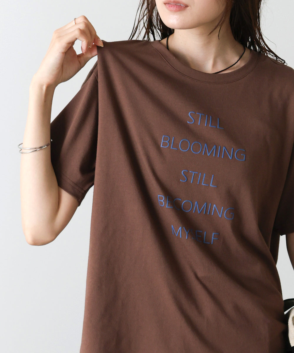 立体プリントオーバーサイズロゴTEE