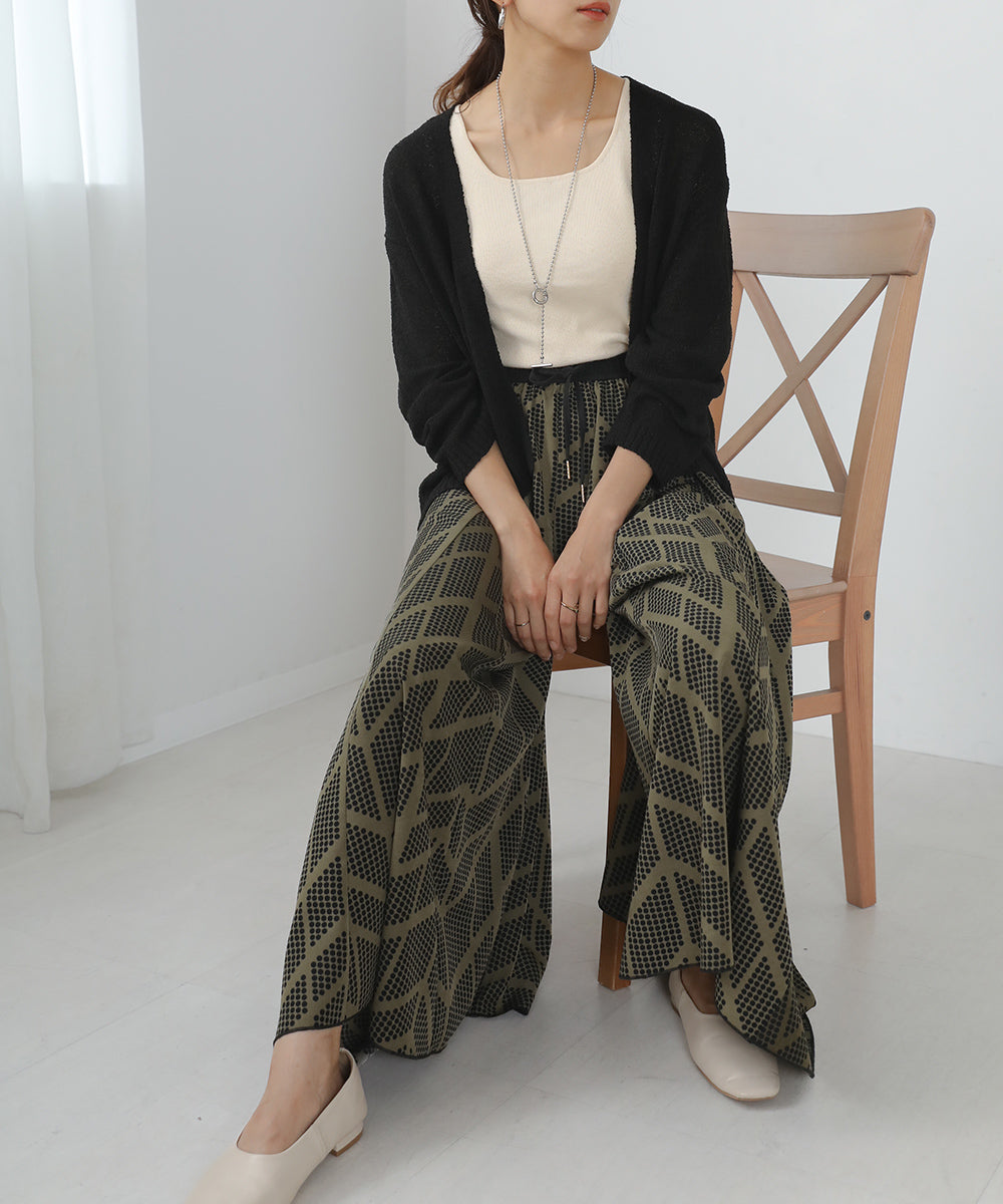 [WEB限定]幾何ドットスカンツ