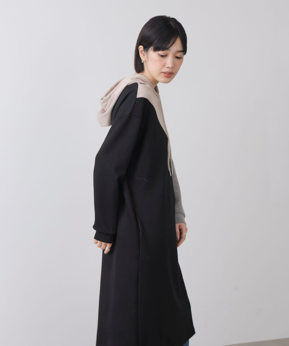 ブロッキングカットワンピース