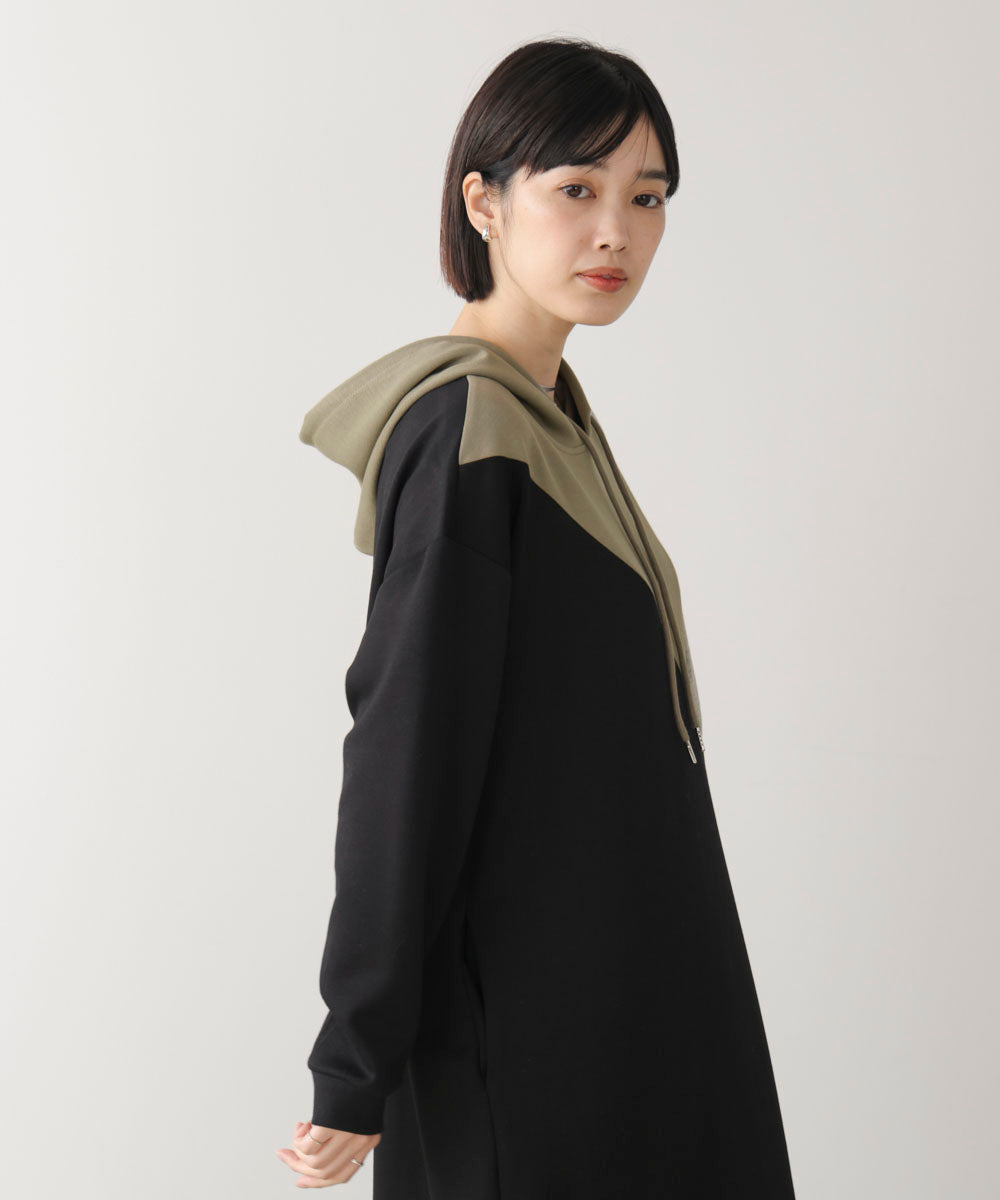 ブロッキングカットワンピース