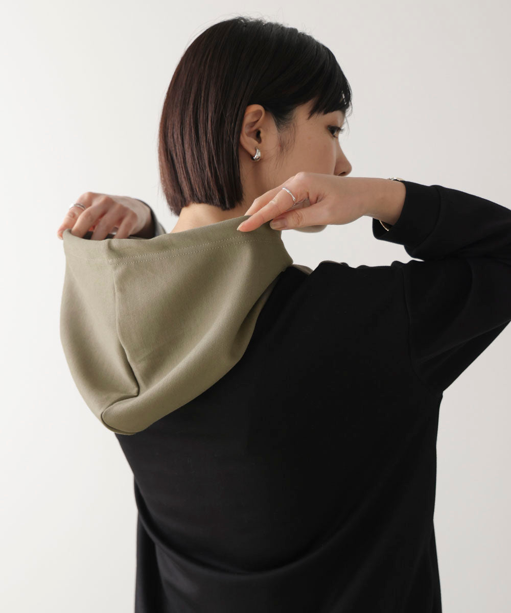 ブロッキングカットワンピース