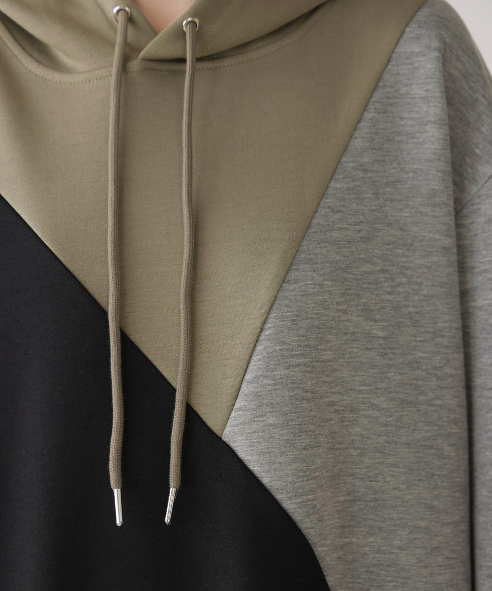 ブロッキングカットワンピース