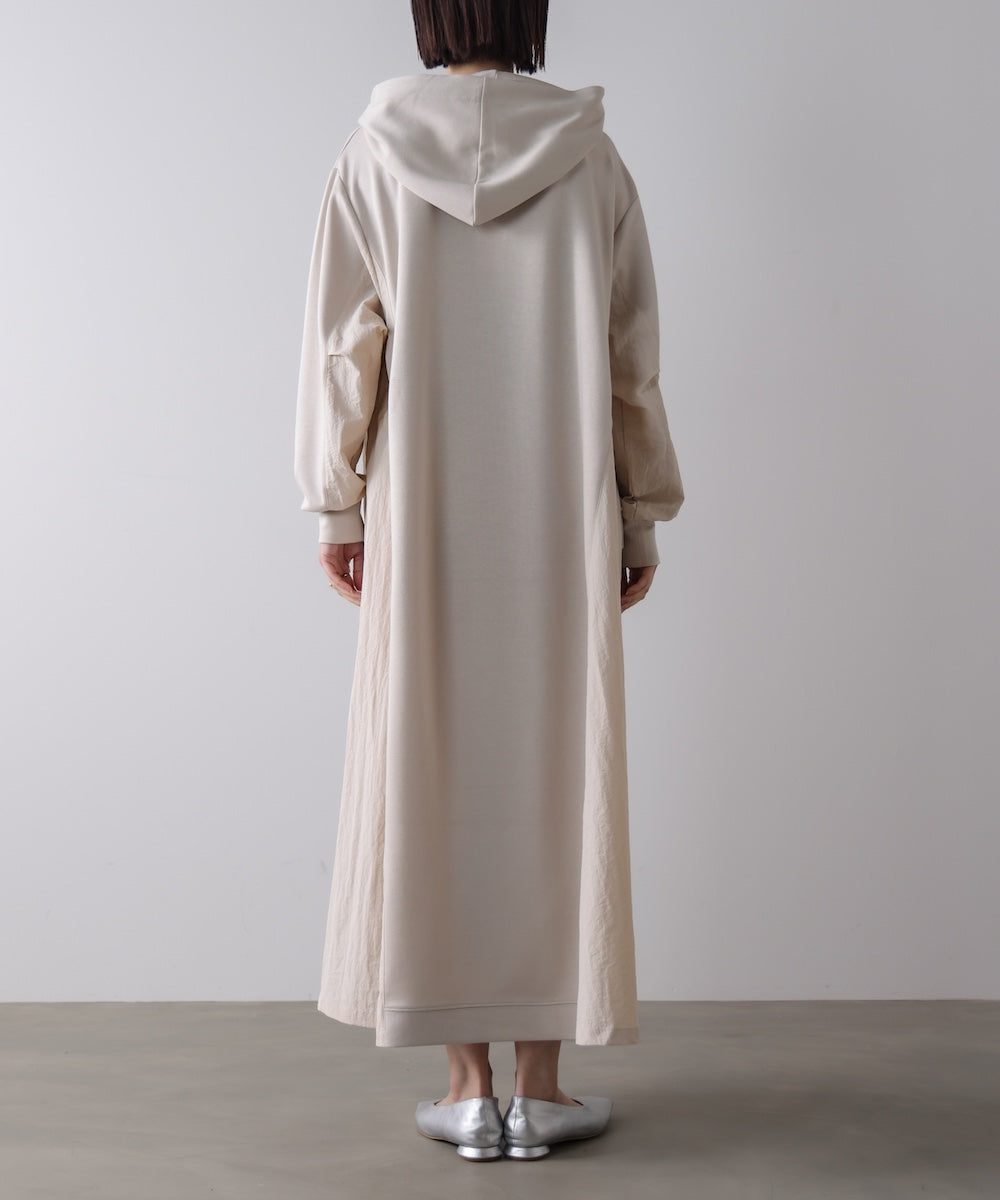 異素材切替ワンピース［3/11発送予定］