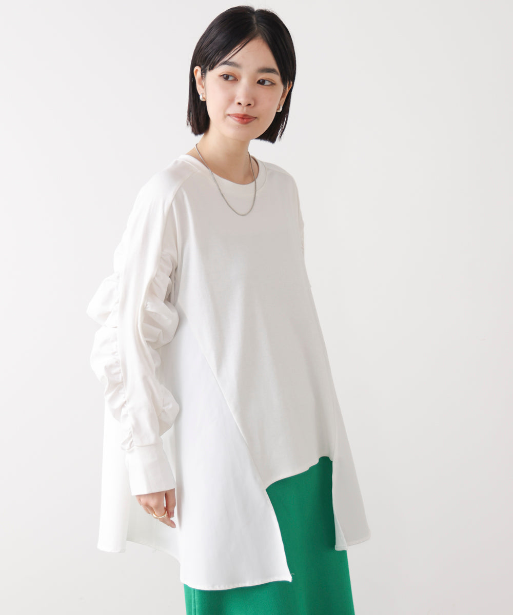 ドッキングシャーリングチュニック［3/18発送予定］