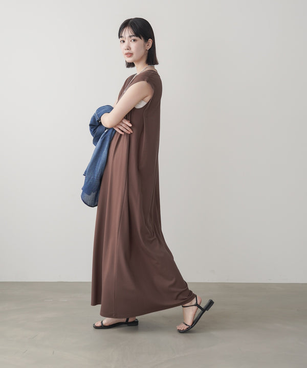 クリアクール肩タックワンピース［5/15発送予定］