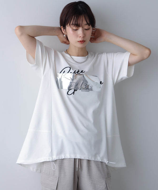 箔エンボスロゴチュニック