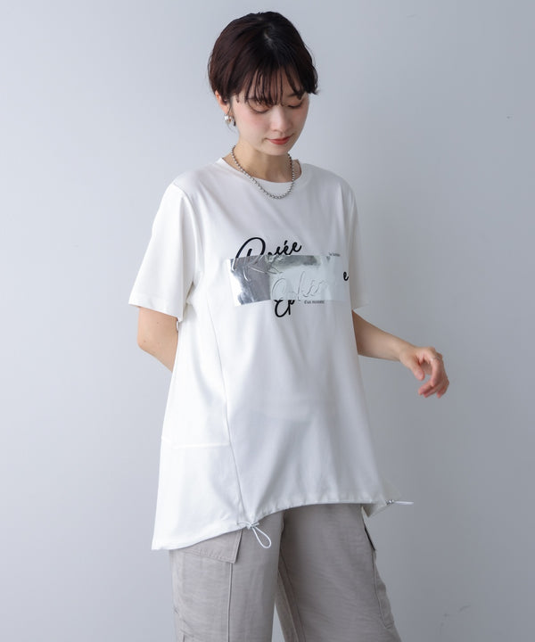 箔エンボスロゴチュニック