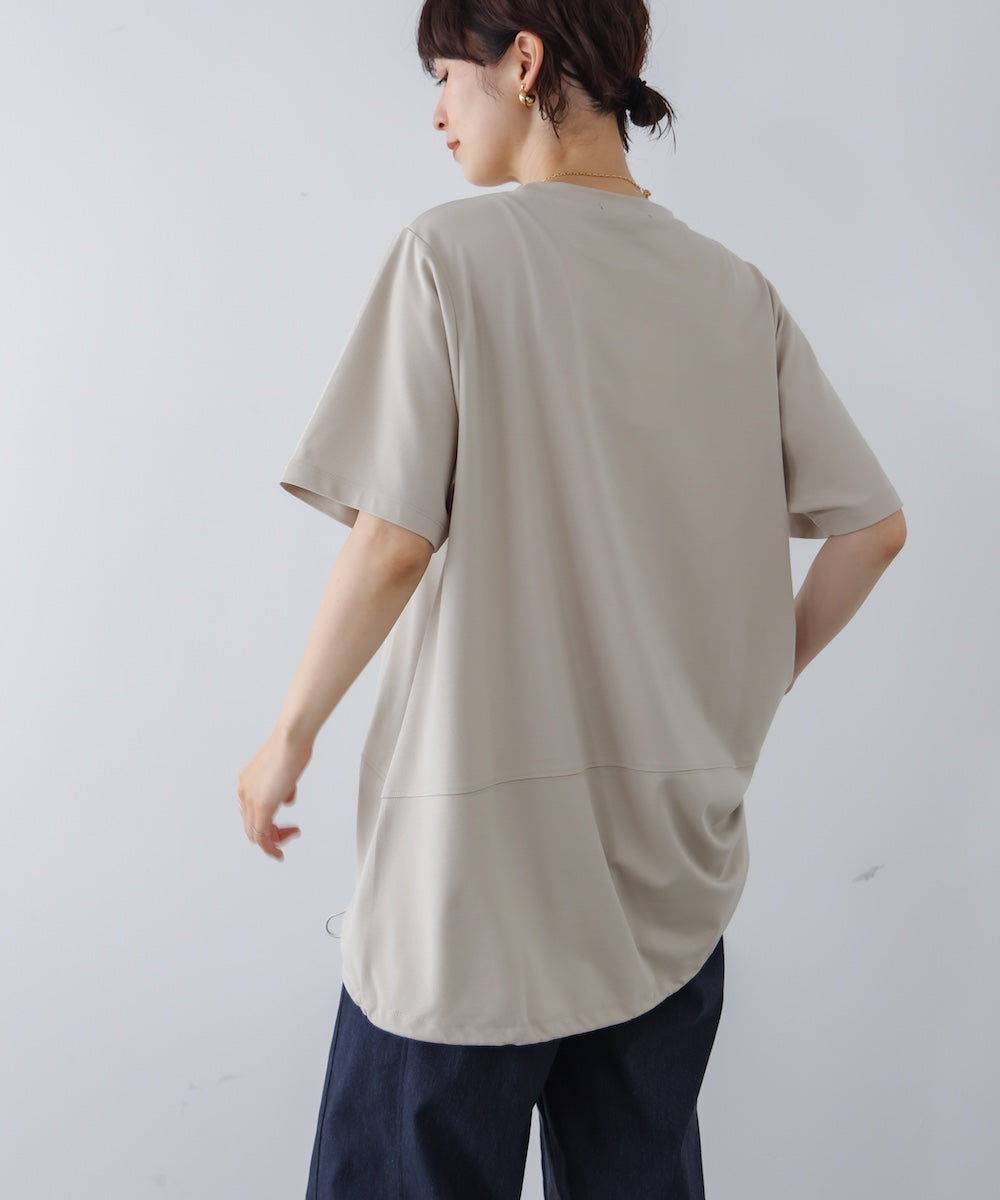 箔エンボスロゴチュニック
