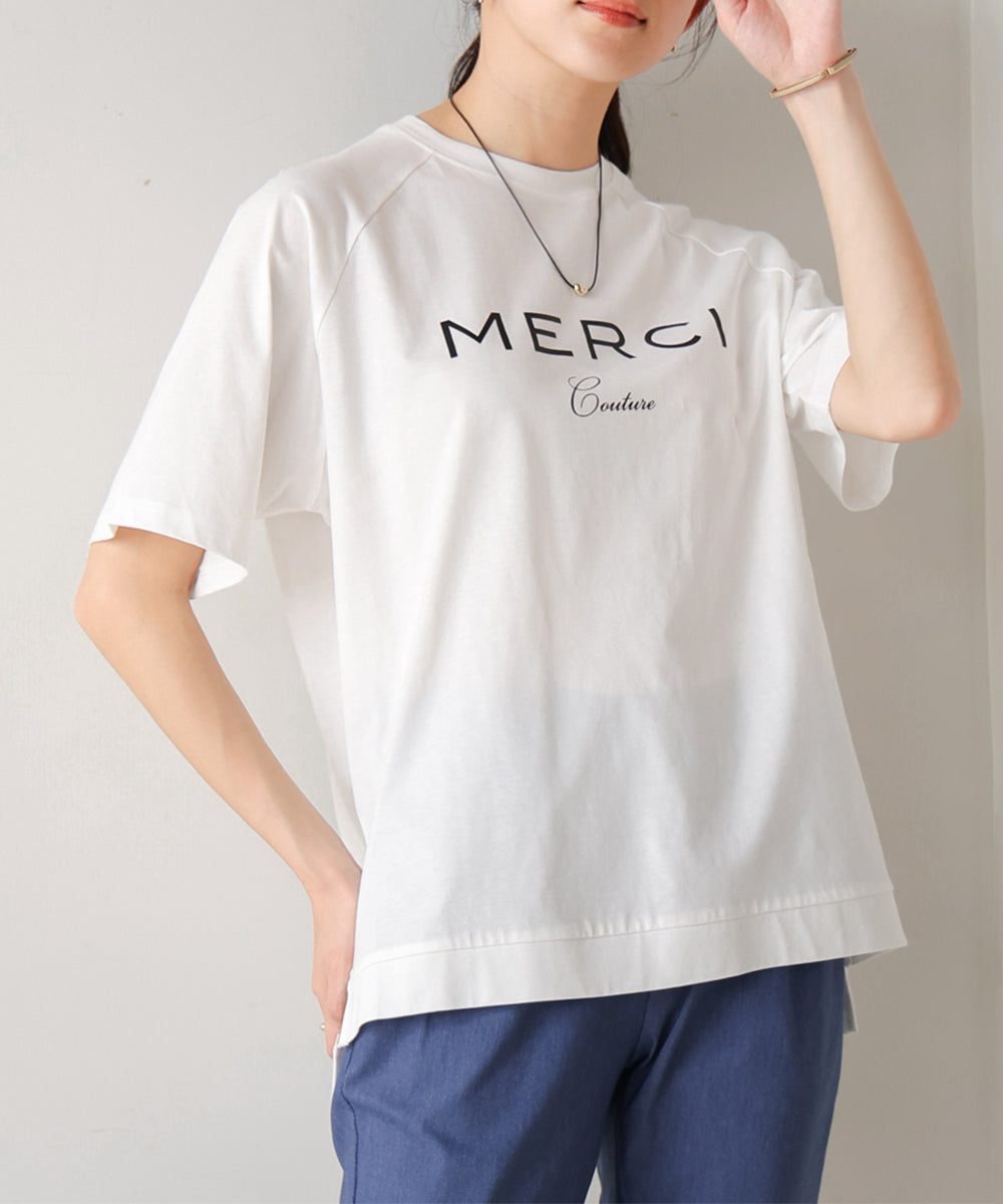 ラグランロゴTシャツ