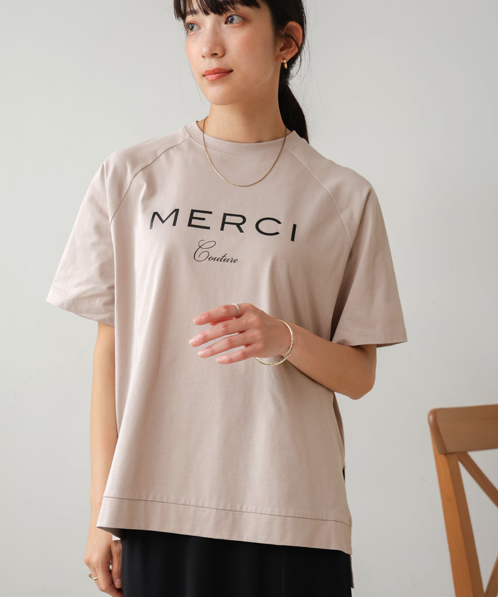 ラグランロゴTシャツ