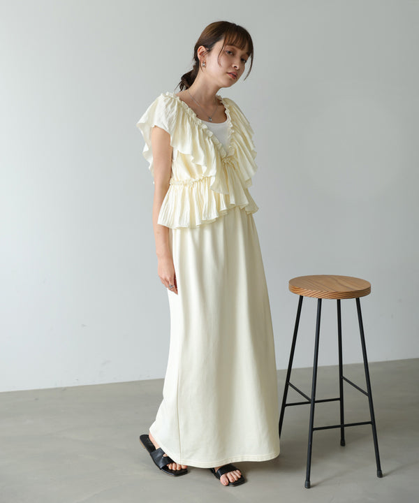 【選べるサイズ展開】マルチＷＡＹフリルスウェットＯＰ