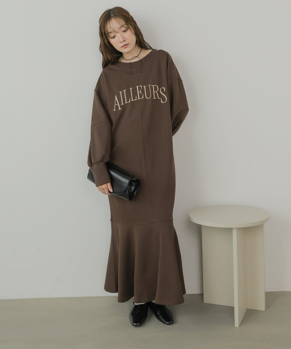 上品見え美シルエットマーメイドカットワンピース