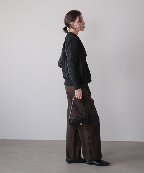 ケーブル布帛ドッキングＺＩＰブルゾン