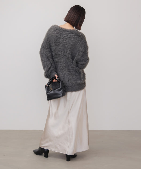 起毛加工シャギーカーディガン［11/20発送予定］