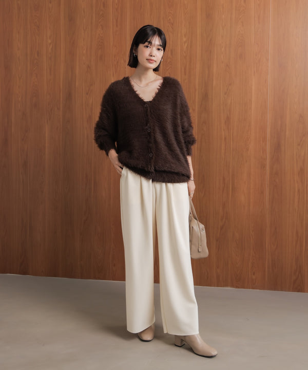 起毛加工シャギーカーディガン［11/20発送予定］