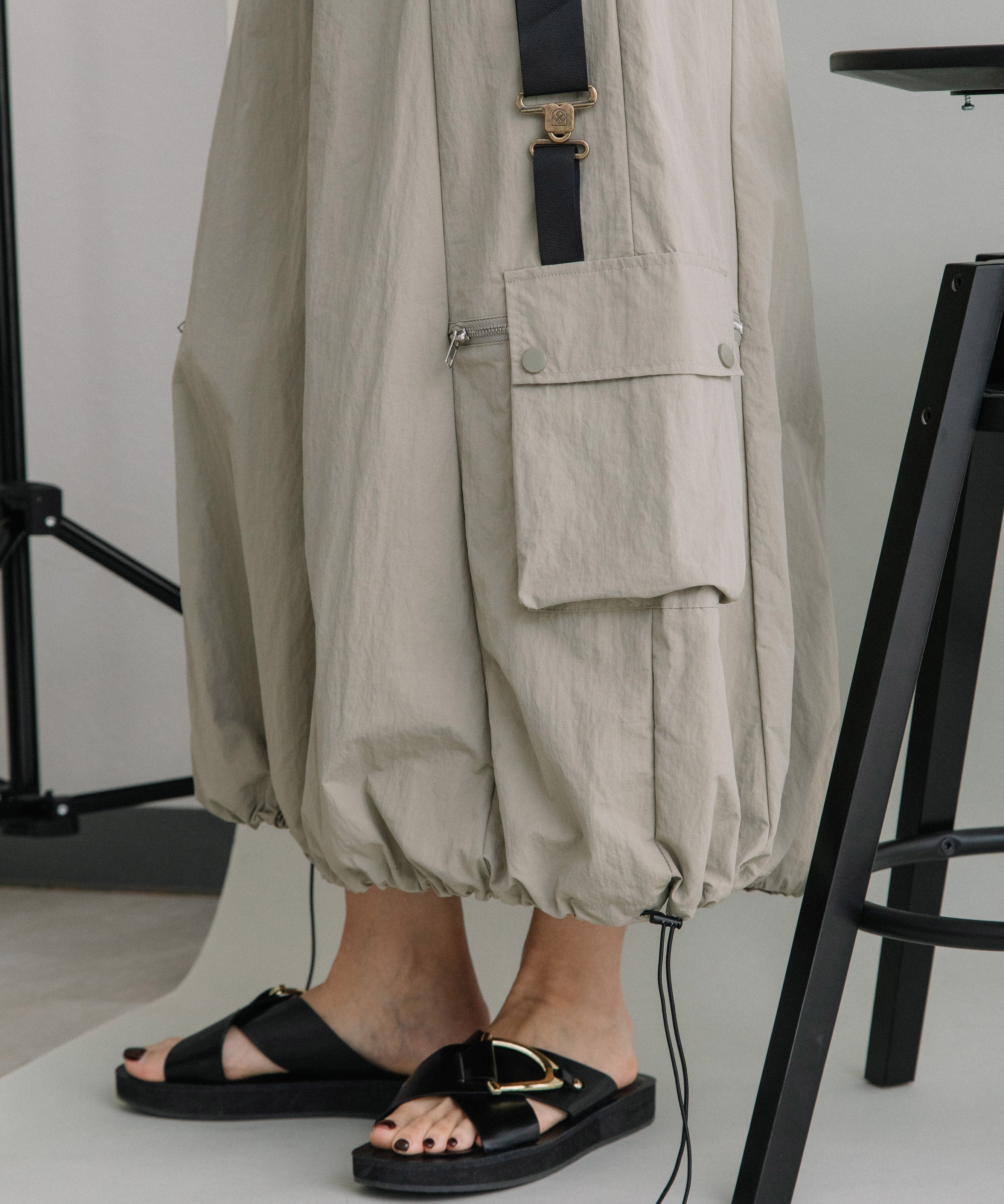 DENIM×MILITARY RM SKIRT