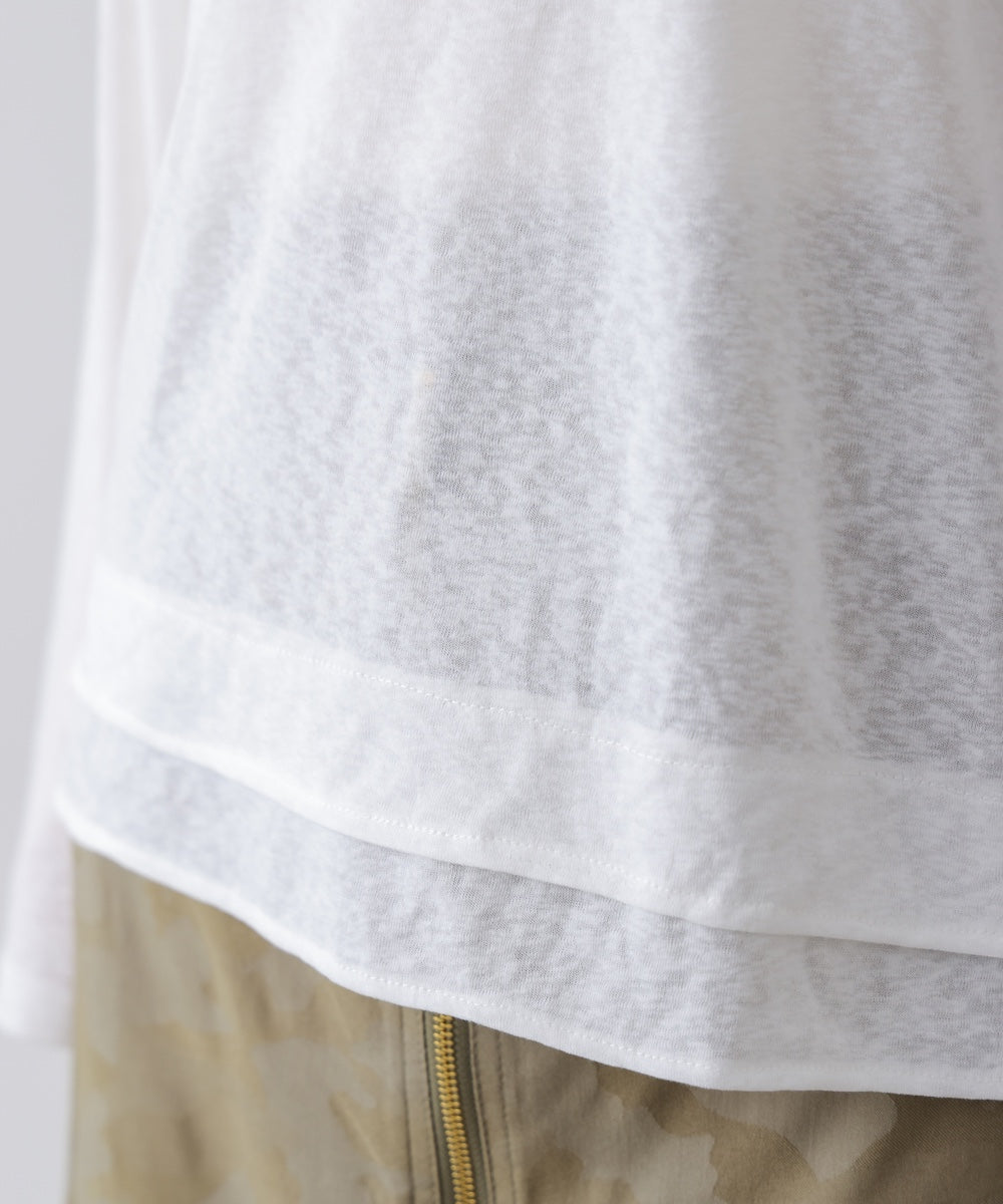 【WEB限定】オーバーサイズシアーウエストマークトップス