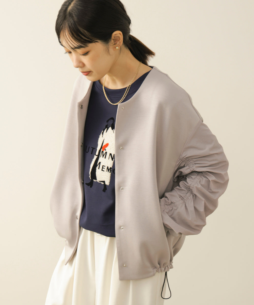 カットシャーリングブルゾン［10/6発送予定］