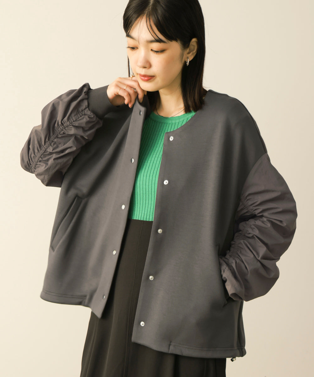 カットシャーリングブルゾン［10/6発送予定］
