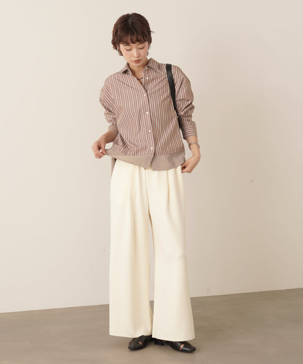 パウンドストレッチセミワイドパンツ