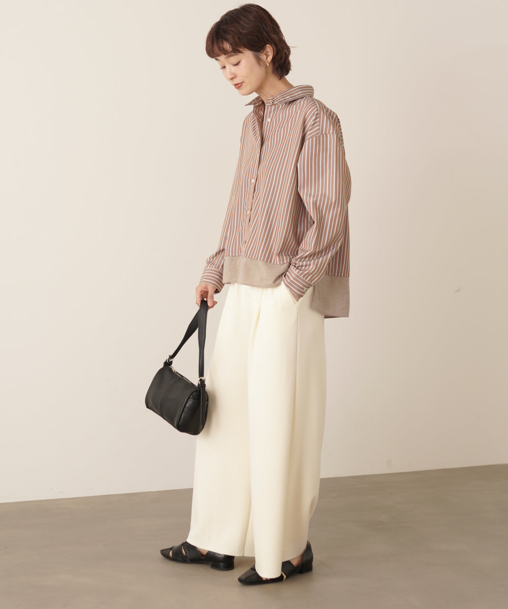 パウンドストレッチセミワイドパンツ