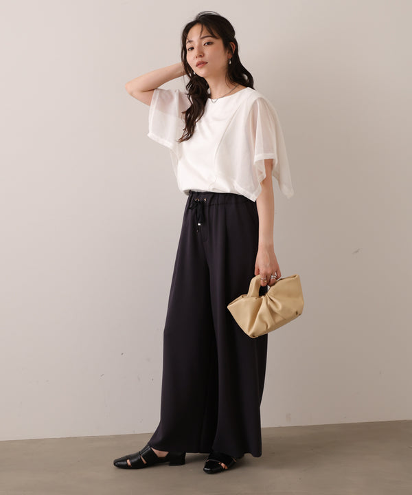 パウンドストレッチセミワイドパンツ