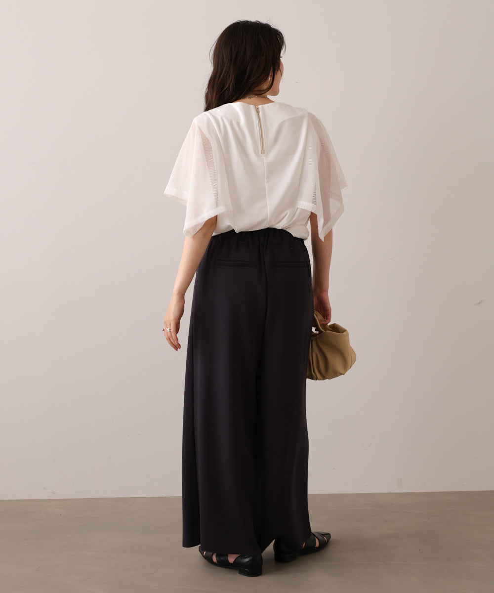 パウンドストレッチセミワイドパンツ