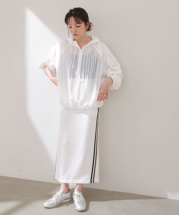 ストロングコットン裏毛サイドラインスカート
