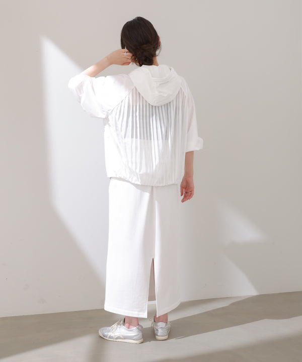 ストロングコットン裏毛サイドラインスカート