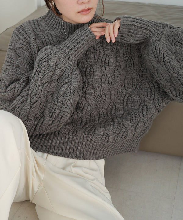 cable knit tops