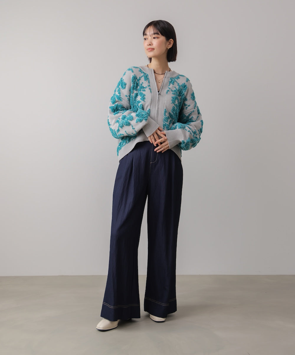 フラワーモールカーデ