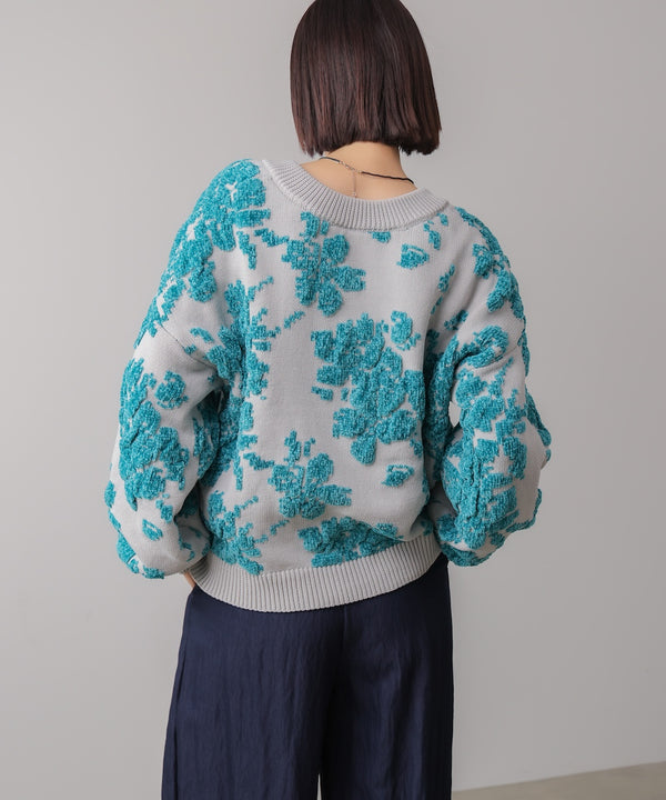 フラワーモールカーデ