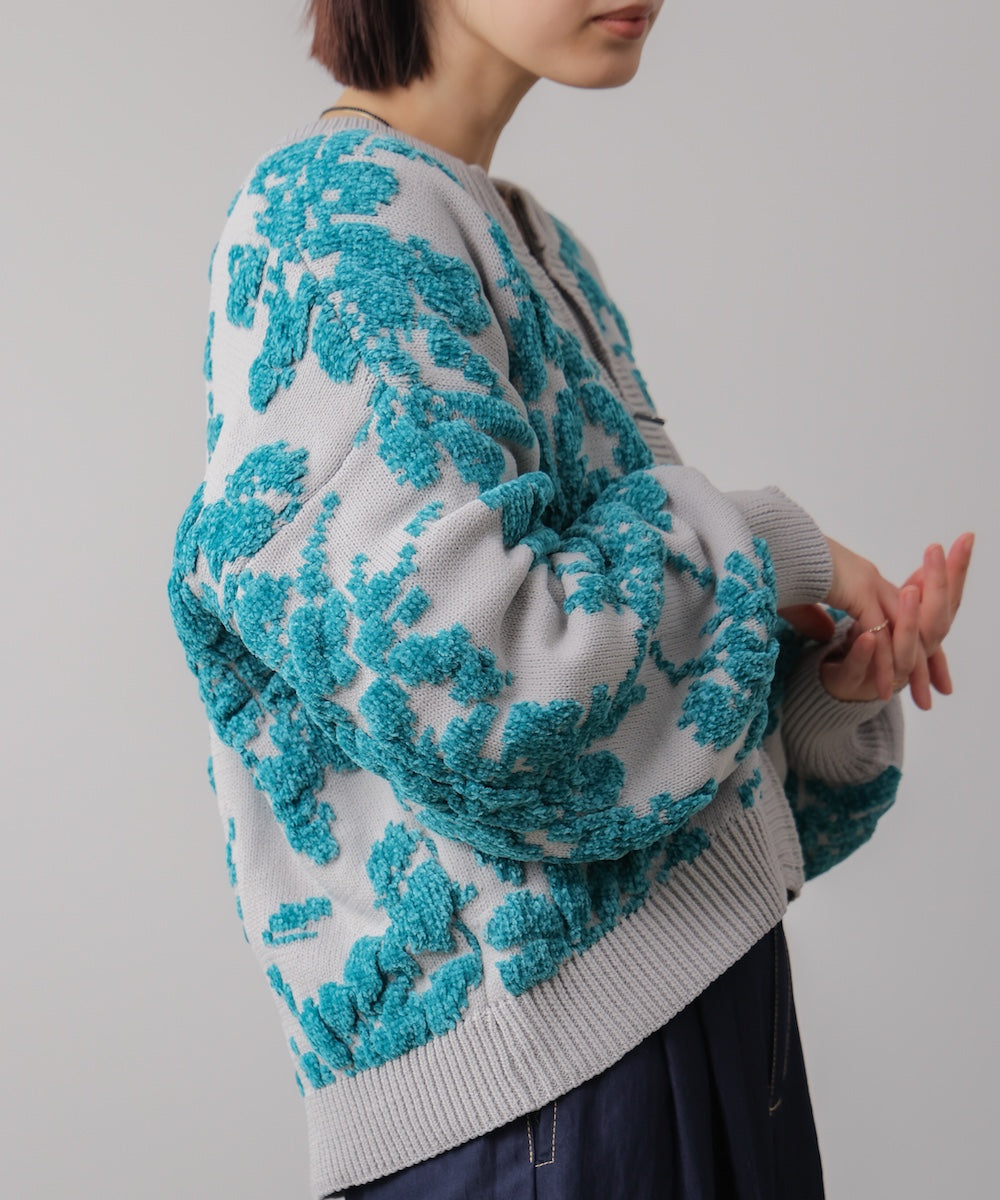 フラワーモールカーデ