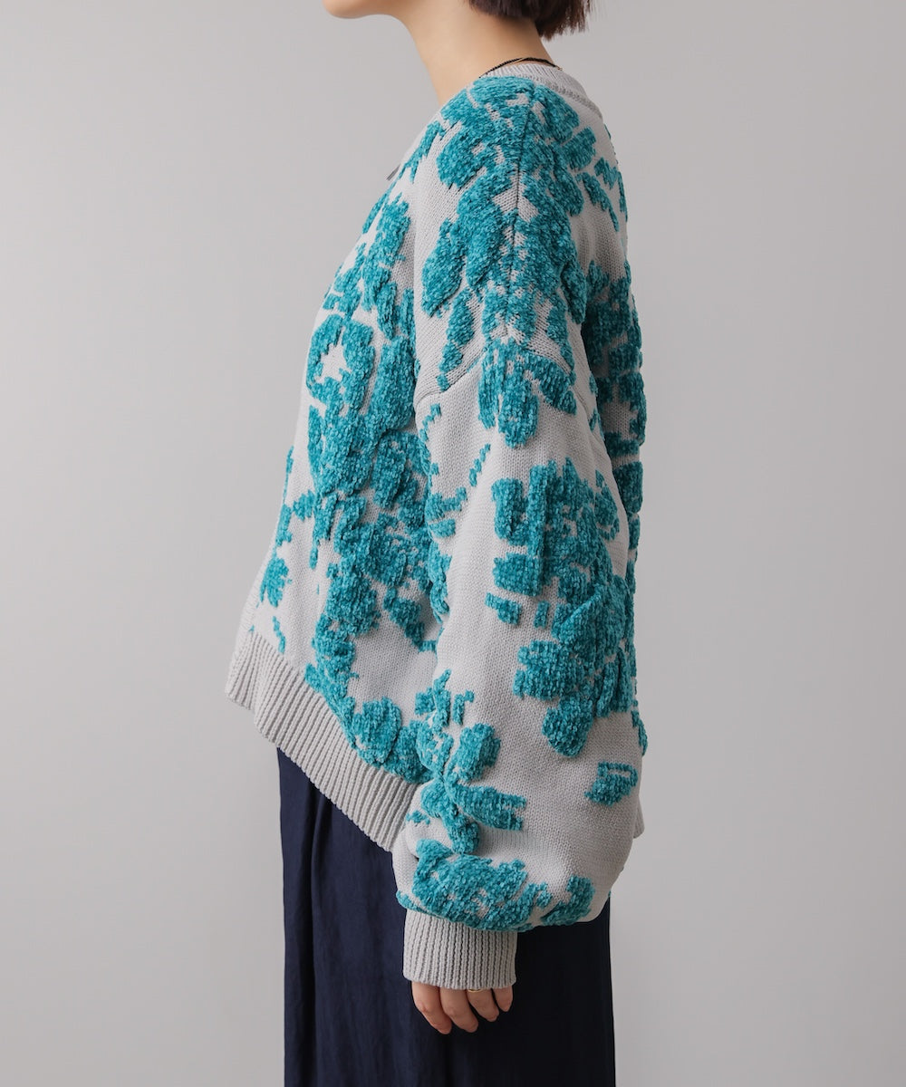 フラワーモールカーデ